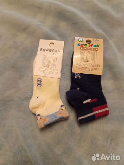 Носки детские, трикотаж, р-р от 8 до 11-12