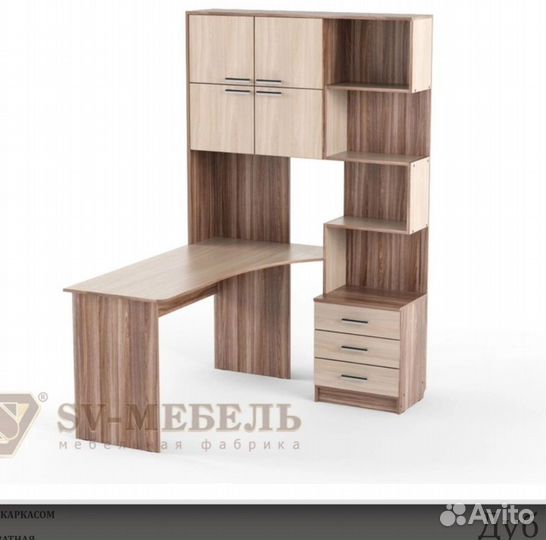 Детская двухярусная кровать и стол бу