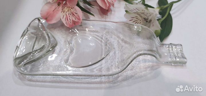 Тарелка - бутылка / подсвечник 