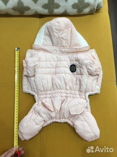 Пуховичок на маленькую собачку