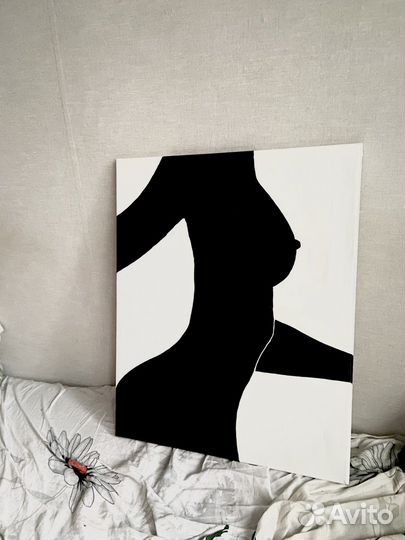 Картина акрилом на холсте