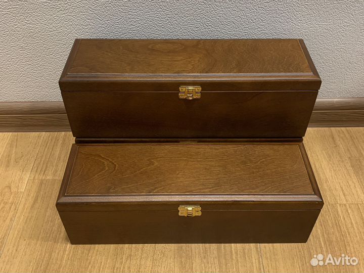 Деревянная коробка для вина