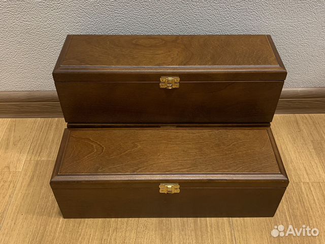 Деревянная коробка для вина