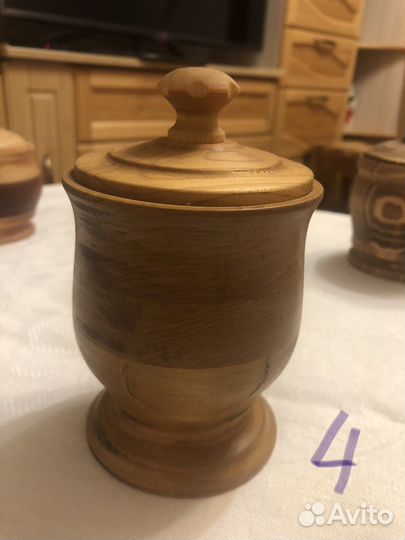 Посуда из дерева ручной работы