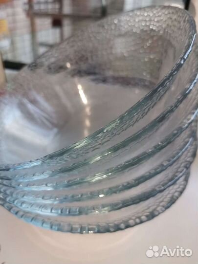 Набор салатников 6 шт стекло