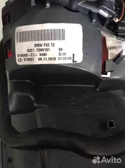 Фонарь задний левый на BMW 4 серии кузов F32