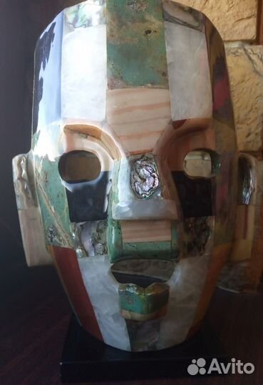 Мексиканские маски из полудрагоценного камня