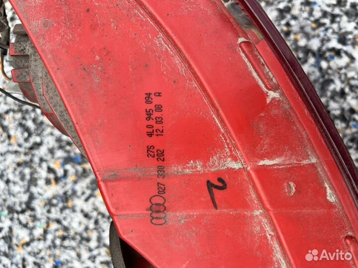 Задние фонари audi q7 4l