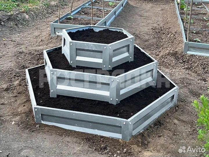 Металлические грядки оцинкованные
