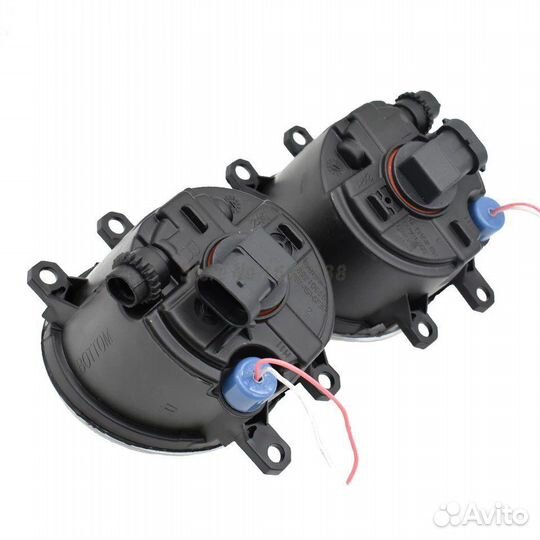 LED противотуманки с ангельскими глазами Prado 150