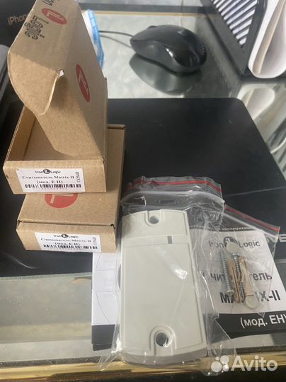 Считыватель matrix ll и кнопка выхода