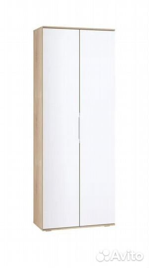 Шкаф двухстворчатый Куба 13.136 дуб сонома / белый