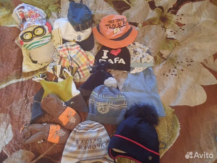 Балаклава, шапки, кепки, панамки, варежки краги