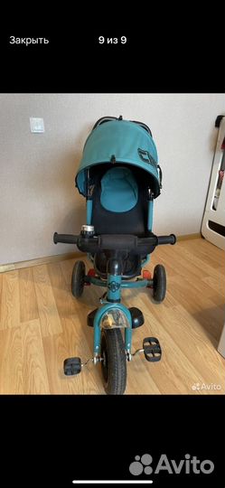 Детский велосипед с родительской ручкой