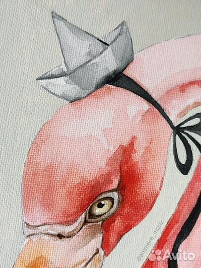 Интерьерная картина «Фламинго» под заказ