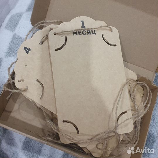 Гирлянда для фото по месяцам