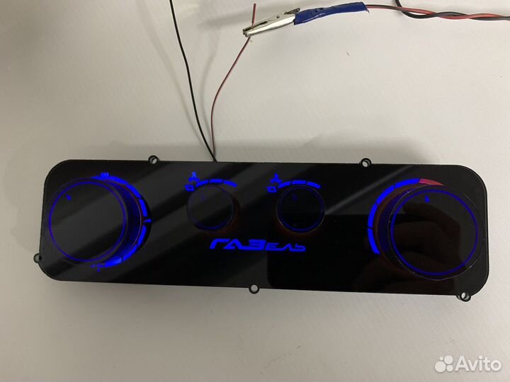 Панель блока отопителя светодиодная Газель