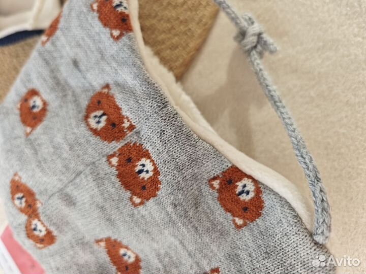 Шапочки малышу c&a новые, 3-6 мес (62-68)