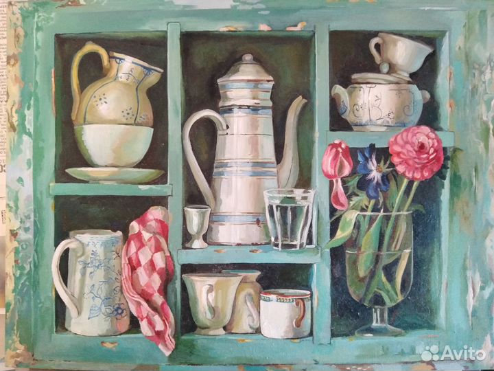 Картина маслом на холсте натюрморт