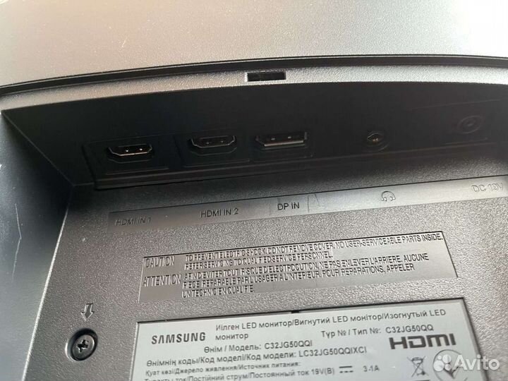 Монитор Samsung c32jg50qqi