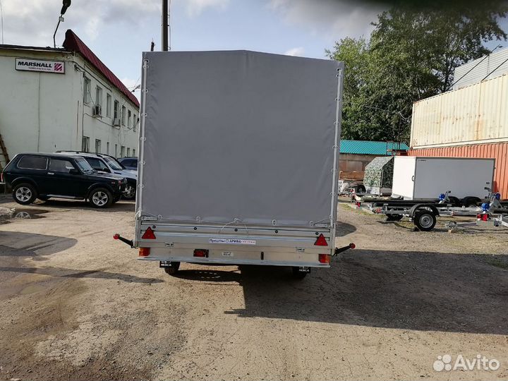 Двухосный прицеп с тентом 150 см 817739.001.Кредит