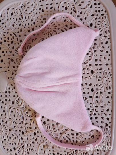 Шапка детская для девочки новорождённой