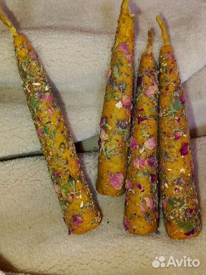 Свечи восковые ручной работы