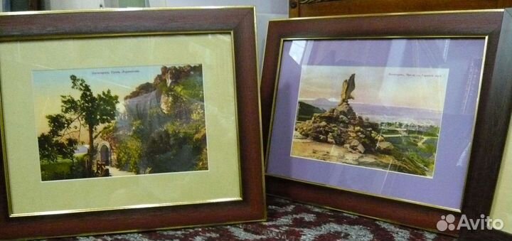 Ретрофотографии Пятигорска в раме и паспарту