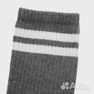 Комплект носков Uniqlo, 3 пары, белый/серый