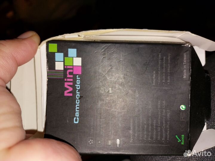 Мини камера с функцией диктофона