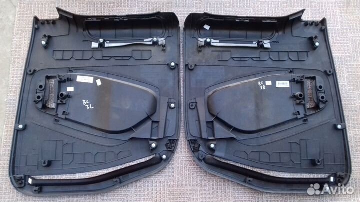 Карты задних дверей Berlingo Partner 2012г