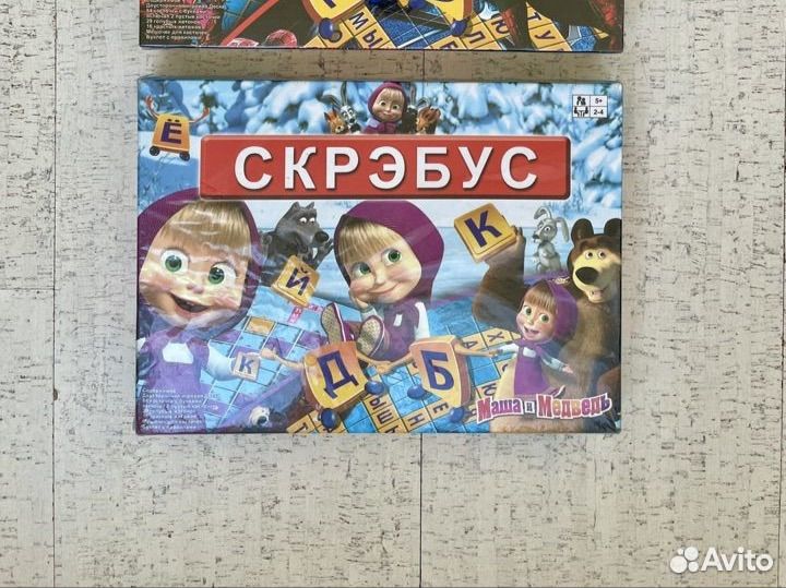 Много Новая детская настольная игра Скрэбус