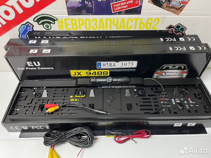 Рамка номерного знака с камерой заднего вида GK02