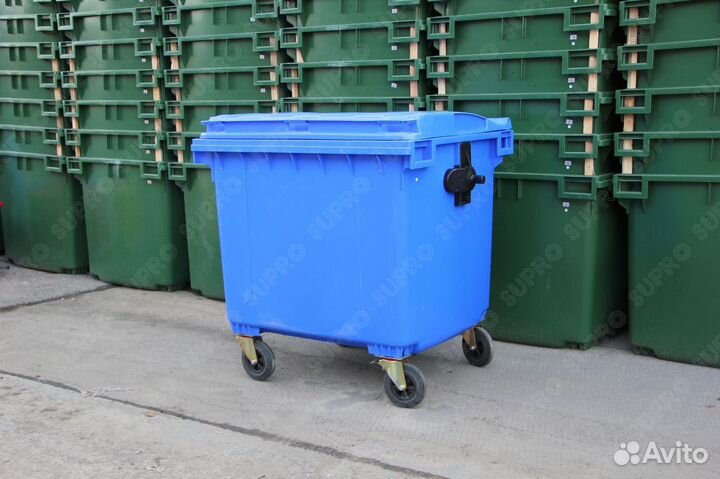 Евроконтейнер для мусора 1100л Ш2516