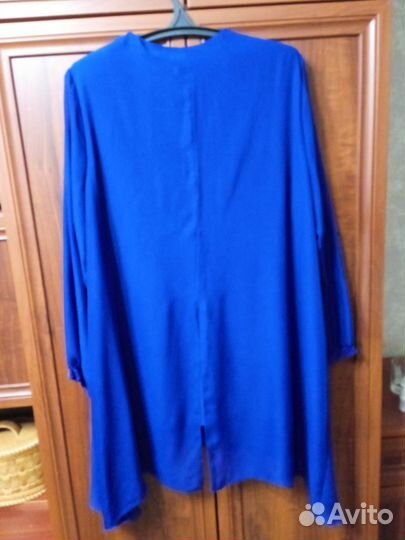 Кардиган женский шифоновый длинный 64 размер