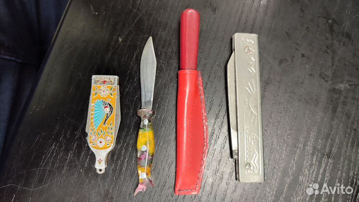 Нож брелок, мини нож, нож для масла, ретро СССР