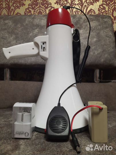 Мегафон Громкоговоритель Рупор Аккумуляторный 30Вт