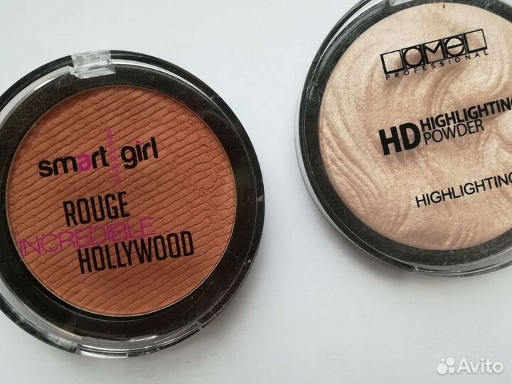 Румяна и хайлайтер