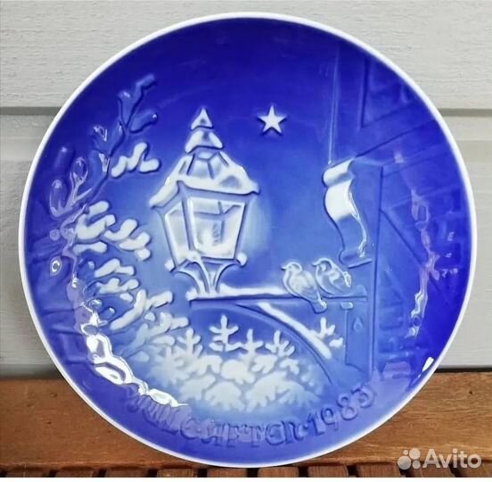Винтажные рождественские тарелки