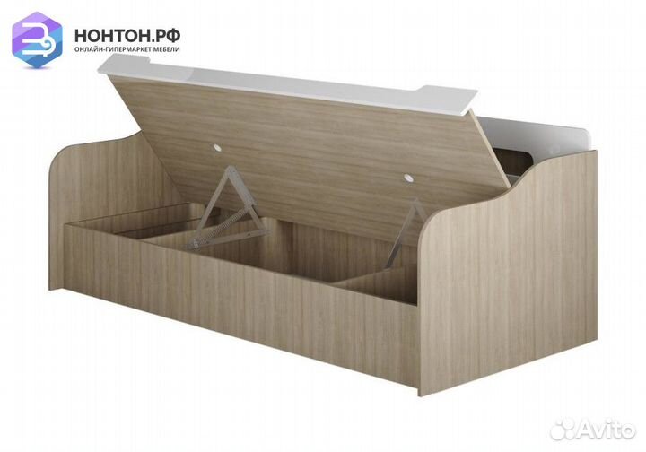 Кровать-диван Палермо-3 Юниор ясень шимо светлый