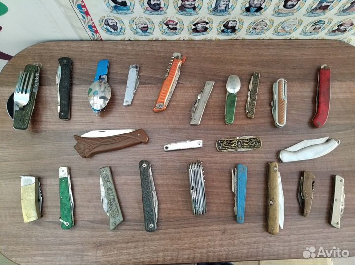 Ножи, складные, перочинные. Лот 23 шт (цена за все