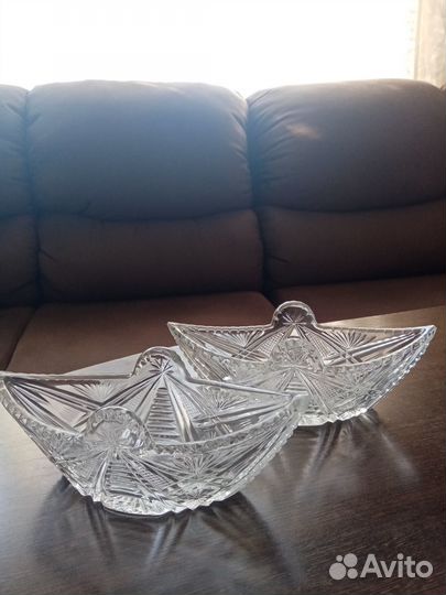 Салатник хрустальный