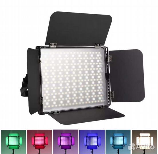 Мощный цветной RGB LED видеосвет Tolifo S36RGB