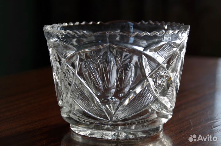 Вазы хрустальные, блюдо под лимон СССР