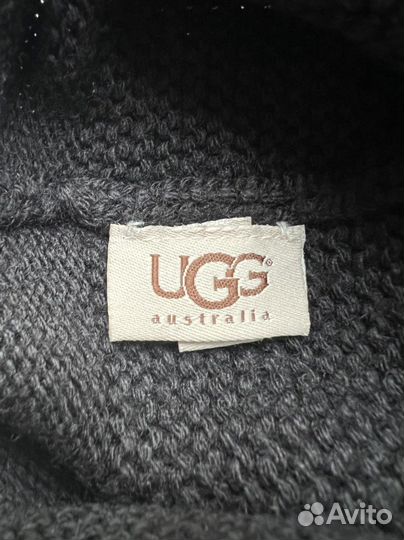 Шапка Ugg Australia шерсть унисекс черная