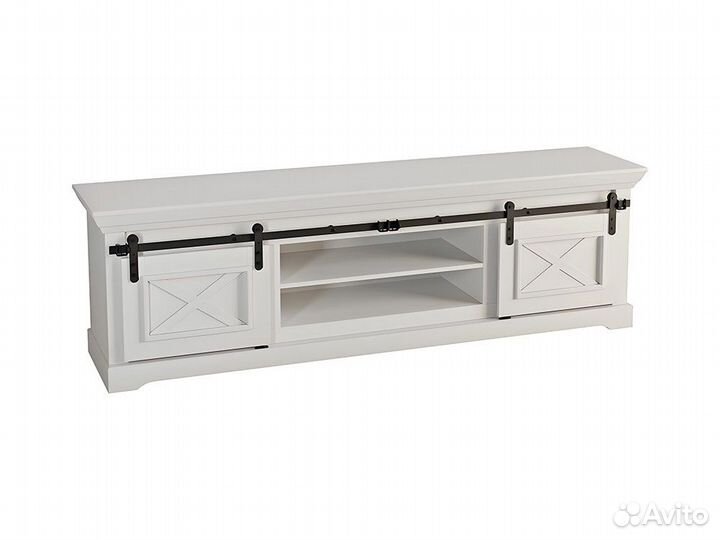 Тумба тв рэилвей большая, Белый воск