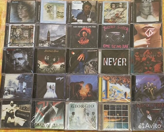 Зарубежные группы, коллекция CD дисков