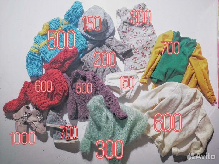 Одежда, обувь, парик для бжд/bjd