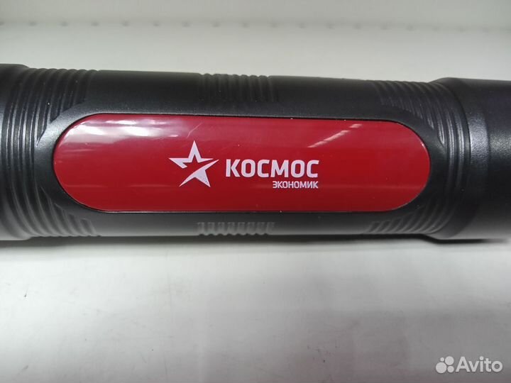 Ручной фонарь космос accu103led черный/красный