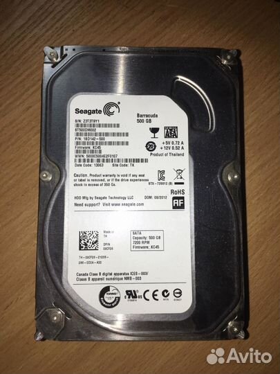 Жесткий диск 500гб Seagate Sata3 для компьютера
